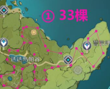  原神萃华木分布地区详细位置攻略(图1)